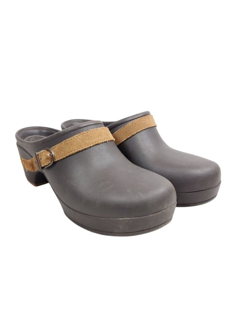 Crocs Womens Size 8 Sarah Brown Clog Casual Shoes - Picture 2 of 6